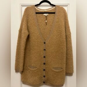 By TiMo Camel Wool Alpaca Oversized Cardigan Sweater Knit  $658 size S